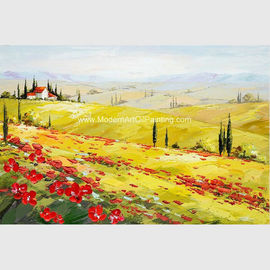 Dekorative Landschafts-Toskana-Malerei handgemalter moderner AcrylsauerArt Painting