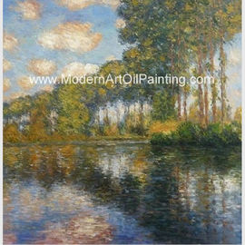 Franmed Claude Monet River Paintings, Natur-Landschaftsmalerei-Malleinwand