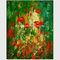 Bunte abstrakte Blumenmalerei handgemalt mit Beschaffenheit kundengebundener Größe oder Farbe