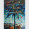 Handgemalte das Paletten-Messer-Ölgemälde-Meerblick-Golf- von Mexikowand Art Decoration
