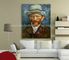 Vincent Van Gogh Paintings Self Portrait-Wiedergabe auf Segeltuch für Haus-Dekor