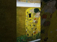 Das Kiss People Ölgemälde dekorativ auf Leinenleinwand