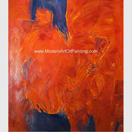 Frau moderner Art Oil Painting, abstrakter Art Paintings Smoking Woman Saxophone