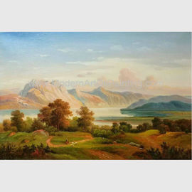 Berglandschafts-Malerei, fallen ursprüngliche Öl-Landschaftsmalereien für Innenarchitektur