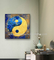 Handgemaltes Segeltuch-moderne Art Oil Paintings Feng Shui-Farbe für Kabinett-Dekoration