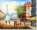 Starkes Öl-Paris-Straßenbild-Segeltuch-malende Geschenk-Förderungs-Show-Sondergröße-Farbe