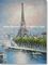 Handgemaltes Lösungsmittel des Paris-Ölgemälde-Eiffelturm-ECO