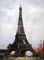 Eindrucks-Art-Eiffelturm-Ölgemälde auf Ausgangsdekor des Segeltuch-50x60 cm