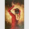 Moderner handgemachter Flamenco-Tänzer Oil Painting, abstrakte Wand Art Canvas Painting