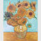Handgemalter Van Gogh Oil Reproduction, Vincent Sunflowers Still Life Oil-Malereien