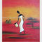 Abstrakte moderne Ölgemälde, handgemachtes Afrikanerin-Segeltuch-malendes Acryl