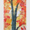 Abstraktes Paletten-Messer-Ölgemälde-handgemachte Landschaft Autumn Forest For Star Hotels