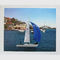 Realistisches Segelboot-Ölgemälde auf Segeltuch, kundenspezifische Porträt-Malerei vom Foto