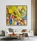5cm modernes Segeltuch-geometrische Abstraktions-Malereien für Wohnzimmer-Dekoration