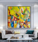 5cm modernes Segeltuch-geometrische Abstraktions-Malereien für Wohnzimmer-Dekoration