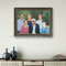 Familien-kundenspezifische Ölgemälde-Porträts für Seitenansicht-Kabinett-Dekoration